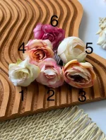 گیره مو گل پیونی - تصویر 6