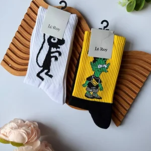جوراب ساقدار طرح طلسم شدگان