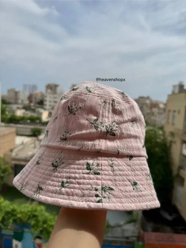 ⁨ کلاه باکت پارچه ای کره ای - تصویر 2