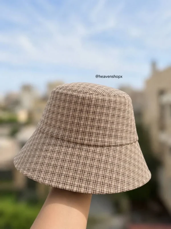 ⁨ کلاه باکت پارچه ای کره ای - تصویر 4
