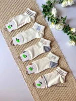 جوراب مچی نخی وارداتی طرح ۶