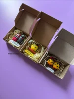 آویز آینه ماشین طرح جوجه و آدمک - تصویر 6