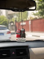 آویز آینه ماشین طرح جوجه و آدمک - تصویر 8