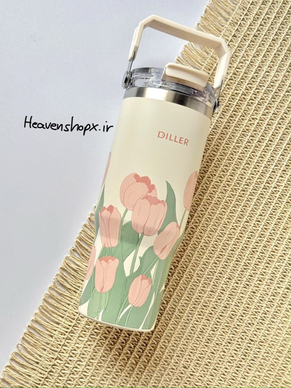 تراول ماگ طرح لاله برند DILLER - تصویر 6