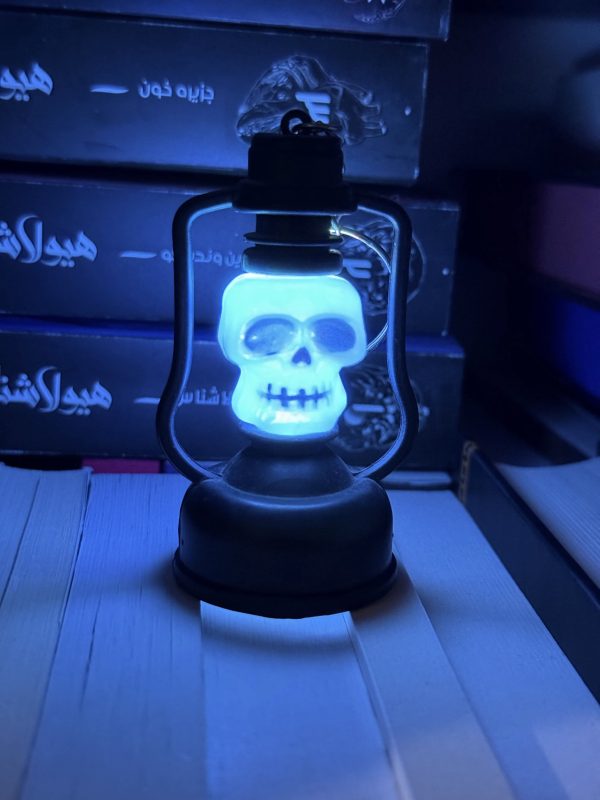 آویز / جاکلیدی چراغدار طرح جمجمه - تصویر 5