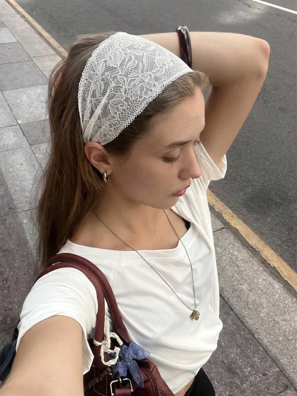 هدبند گیپوری گره دار پهن - تصویر 5