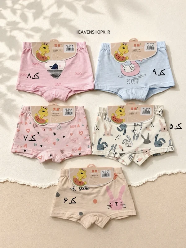 شورت پادار بچگانه مناسب 5-6 سال - تصویر 10