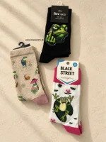 جوراب ساقدار طرح قورباغه | کالکشن Frog Socks
