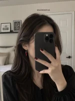گوشواره آویز فلفل قرمز - تصویر 2