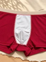 شورت پادار مردانه نخی طرح کبریتی CHUNE | سایز XL تا 4XL - تصویر 5