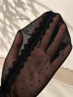 جوراب‌شلواری زنانه طرح‌دار MANZI مدل PLUMETI TIGHTS - تصویر 4