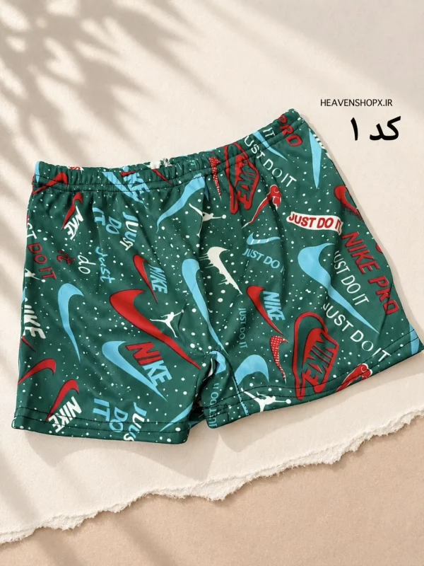 شورت شنا پسرانه طرح نایک– مناسب ۵ تا ۹ سال - تصویر 6