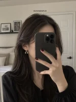 گوشواره استیل طرح میکروفون و هدفون - تصویر 2