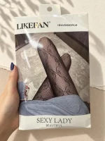 جوراب شلواری فیش نت طرح پاپیون