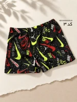 شورت شنا پسرانه طرح نایک– مناسب ۵ تا ۹ سال - تصویر 8