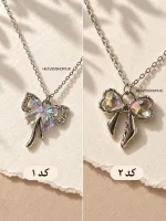 گردنبند استیل طرح پاپیون - تصویر 7