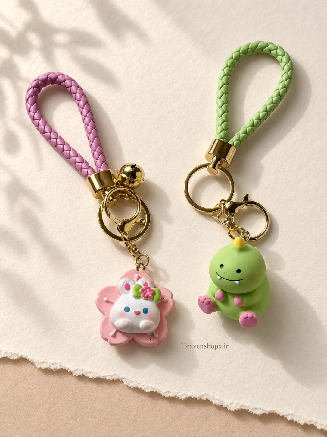 animal-charms-01-collection آویز و جاکلیدی طرح دایناسور و خرگوش - تصویر 1