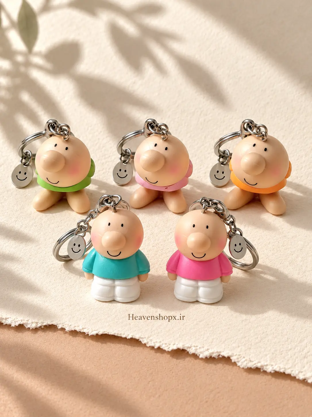 big-nose-keychains-01-collection جاکلیدی فانتزی آدمک دماغگنده - تصویر 1