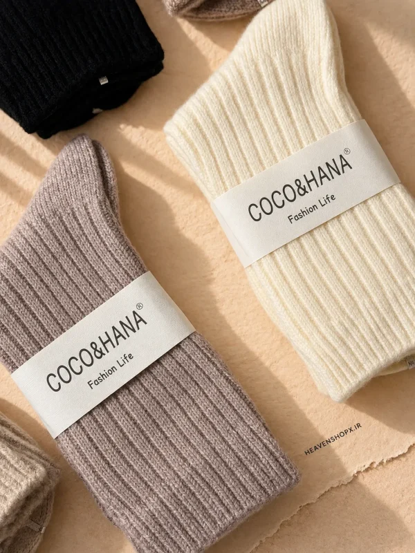 جوراب ساق‌دار بافت کبریتی کوکو اند هانا (COCO&HANA) - تصویر 3