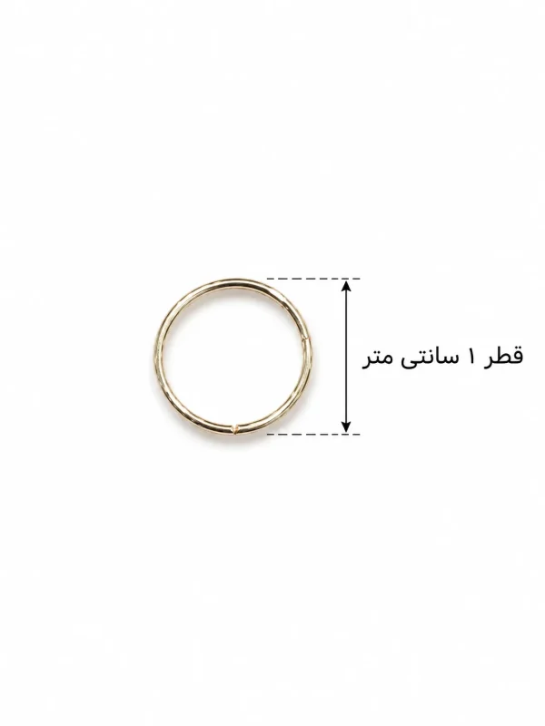 پیرسینگ حلقه‌ای بینی استیل - تصویر 7