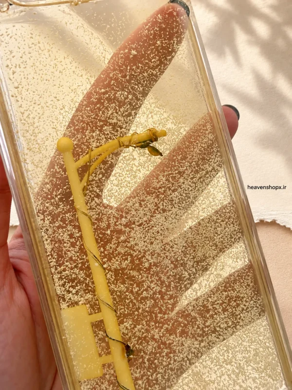 چراغ خواب دکوری طرح چراغ خیابانی با افکت بارش برف و نور آفتابی - تصویر 6