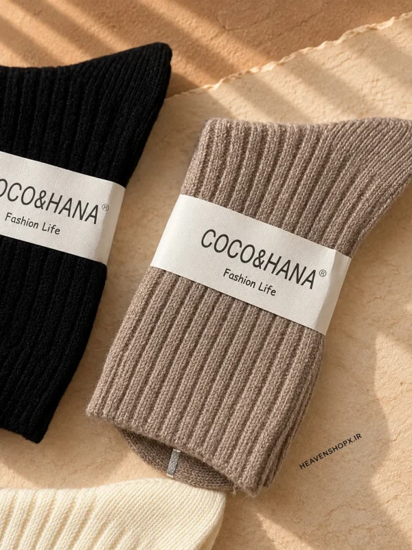 جوراب ساق‌دار بافت کبریتی کوکو اند هانا (COCO&HANA) - تصویر 6