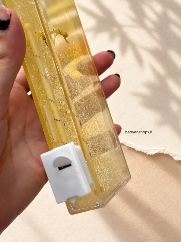 چراغ خواب دکوری طرح چراغ خیابانی با افکت بارش برف و نور آفتابی - تصویر 3