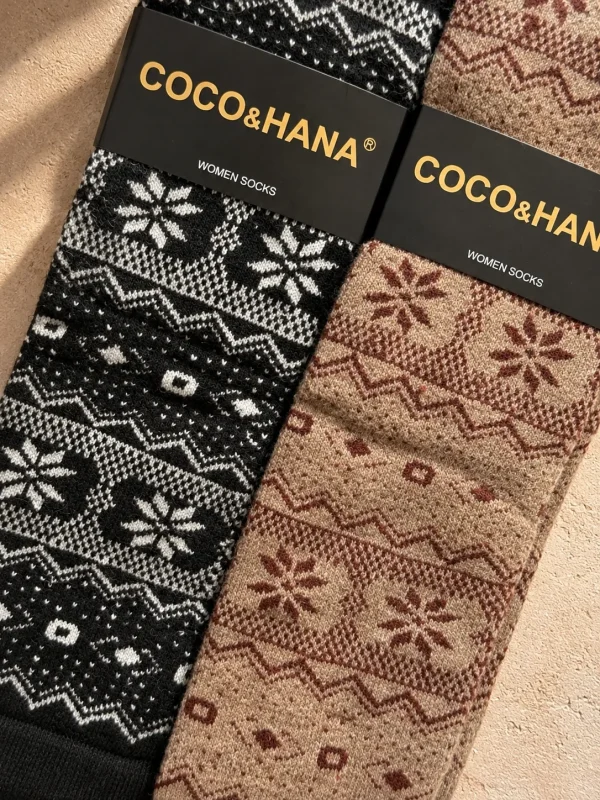 جوراب زیر زانو زنانه حوله‌ای کوکو هانا (COCO & HANA) - تصویر 4