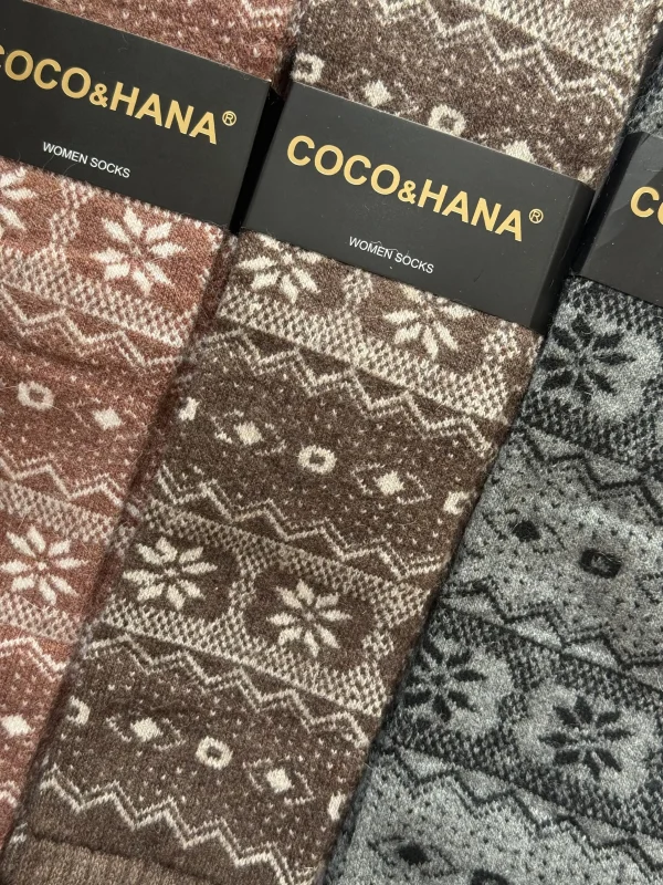 جوراب زیر زانو زنانه حوله‌ای کوکو هانا (COCO & HANA) - تصویر 3